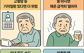 [만화로 보는 시니어 뉴스] 겨울 한파, 꼭 지켜야야 할 안전 수칙 4가지