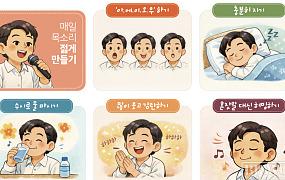 성우가 말하는 목소리 관리법