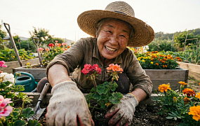 “흙 만지니 잠 돌아와” 원예 활동, 고령자 건강에 효과