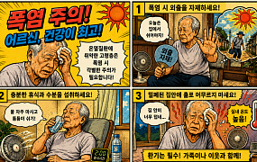 [만화로 보는 시니어 뉴스] 작년보다 덥다…고령층 온열질환 주의보