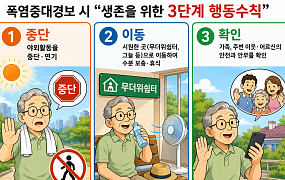 [만화로 보는 시니어 뉴스] 폭염 3단계 수칙 ‘멈추고·이동·확인’