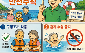 [만화로 보는 시니어 뉴스] 안전한 물놀이 위한 5가지 수칙