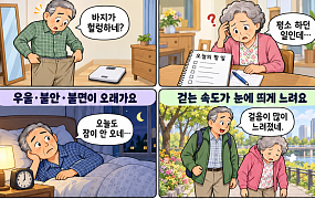 [만화로 보는 시니어 뉴스] 자주 넘어진다면 나이 탓으로 넘기지 마세요
