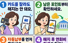 [알기 쉬운 생활금융⑩] 안 쓰는 신용카드, 자르기 전에 ‘이것’ 확인하세요