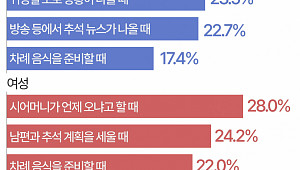 추석 명절 스트레스 1위는…"언제 오니?" 시댁 전화 [그래픽 스토리]