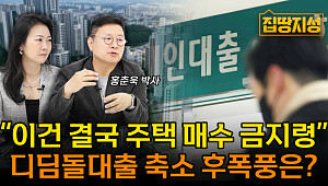 [집땅지성] "대출 규제, 서민만 잡는다"…디딤돌 대출 축소, 부동산 상승으로 이어질까