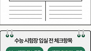 2025 수능 시험장 입실 전 체크리스트 [그래픽 스토리]