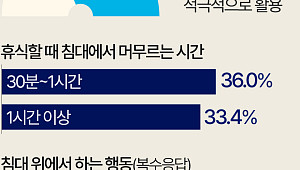 '제2의 거실' 된 침실…소파 아닌 침대에서 놀고 쉰다 [데이터클립]