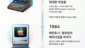 애플 50년의 궤적…다음 과제는 'AI 경쟁력' [인포그래픽]
