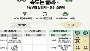5월부터 달라지는 통신 요금제 개편 핵심 한눈에 [인포그래픽]