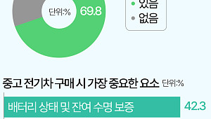 중고 전기차, 1순위 조건도 걱정도 '배터리' [데이터클립]