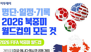 명단·일정·기록…2026 북중미 월드컵의 모든 것 [그래픽 스토리]