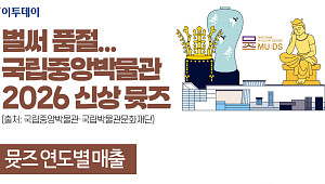 벌써 품절…국립중앙박물관 2026 신상 뮷즈 [그래픽 스토리]