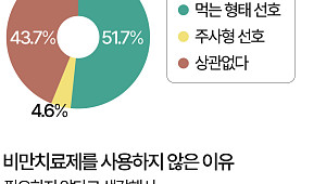 성인 과반 "비만치료제 무료여도 사용 안 한다" [데이터클립]