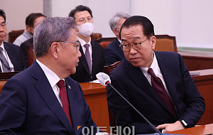 [포토] 대화하는 박진-권영세 장관