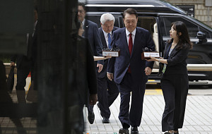 '재구속' 기로 선 윤석열, 영장실질심사 출석 [포토]