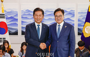 정청래 민주당 대표, 우원식 국회의장 예방 [포토]