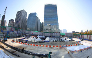 녹지 품은 '혁신 업무지구'로 태어날 서소문빌딩 재개발현장 [포토]