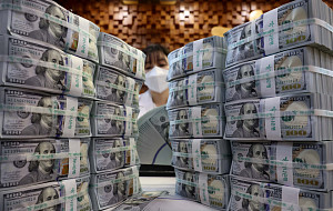 지난달 외환보유액 4288억달러 [포토로그]