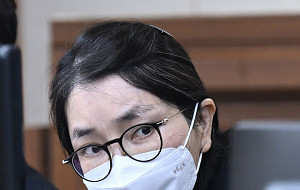 '자본시장법 위반 혐의' 결심 공판 출석한 김건희 [포토]