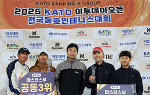 2025 이투데이 오픈,  마스터스부 공동3위 [포토]