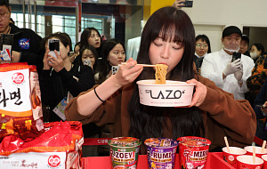 에그테크코리아, 농심 라면먹방 '쯔양' [포토로그]