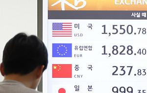 환율 장중 1484원 …연고점 근접 [포토]