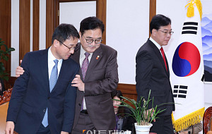 우원식 의장, 한병도-송언석 원내대표 회동 [포토]