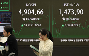 코스피 '오천피까지 100포인트' [포토로그]