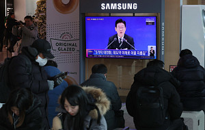 이재명 대통령 신년 기자회견 시청하는 시민들 [포토로그]