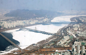 눈 내려앉은 한강 [포토로그]