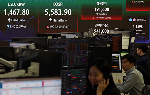 코스피 역대 최대 상승폭 기록하며 '급반등' 5580선 회복 [포토로그]