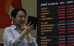 '빨갛게 빨갛게 물들었네' 종가 6000선 회복한 코스피  [포토로그]