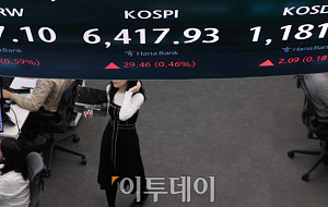 코스피 6400선 돌파... 하루 만에 최고치 경신 [포토]
