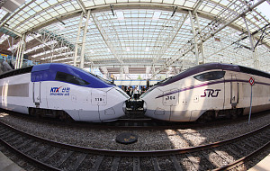'함께 달리는 KTX-SRT' 중련열차 시범 운행  [포토로그]