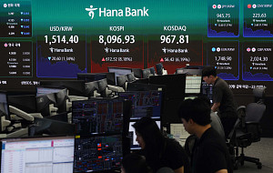코스피 급등, 8000선 탈환 [포토로그]