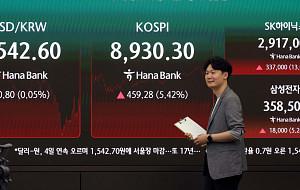 코스피 급등, 9000선 코앞 [포토로그]