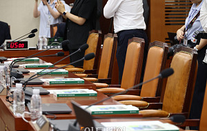 상임위 구성 갈등…국민의힘 보이콧 속 국방위 첫 회의 [포토]