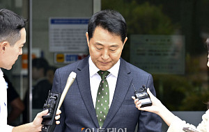 1심 당선무효형, 입장 밝히는 오세훈 서울 시장 [포토]