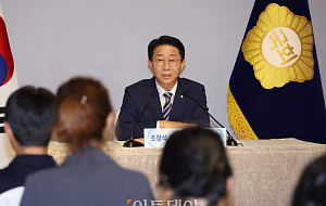 조정식 국회의장, 취임 후 첫 기자간담회 [포토]
