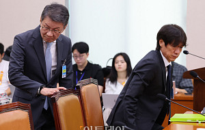 국회 청문회에 선 정몽규·홍명보, 축구협회 논란 쟁점화 [포토]