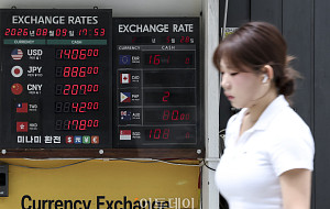 1410원대 원·달러 환율, 10개월만에 최저치 수준  [포토]