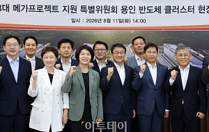 민주당, 3대 메가프로젝트 지원 특별위 현장 간담회 [포토]