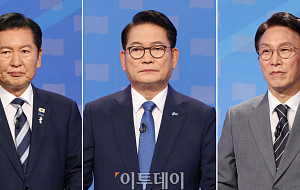 정청래·송영길·김민석, 마지막 TV토론 [포토]