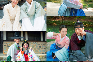 '은애하는 도적님아' 남지현·문상민·홍민기·한소은, 설렘 폭발 단체 사진 공개