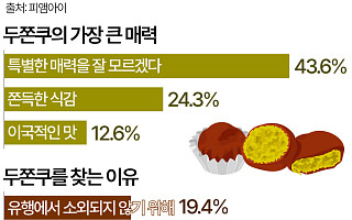 "두쫀쿠, 특별한 매력 잘 모르겠다"…그런데도 사 먹는 이유 [데이터클립]