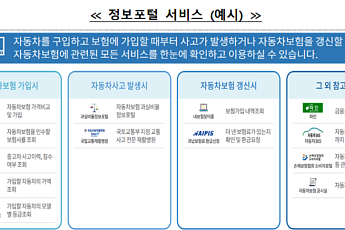 자동차보험 정보 한눈에…‘정보 포털 서비스’ 개시
