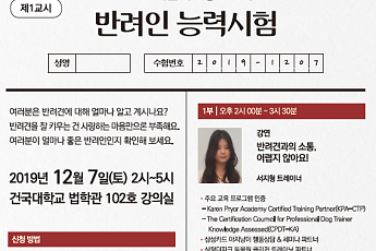 반려견 상식ㆍ지식 테스트…서울시, 전국 최초‘반려인 능력시험’ 실시