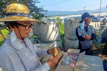 SK이노 사회적 기업 전주빵ㆍ마린이노베이션, 남원 수재민에 식료품 지원