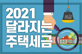 [카드뉴스] 2021 달라지는  주택세금